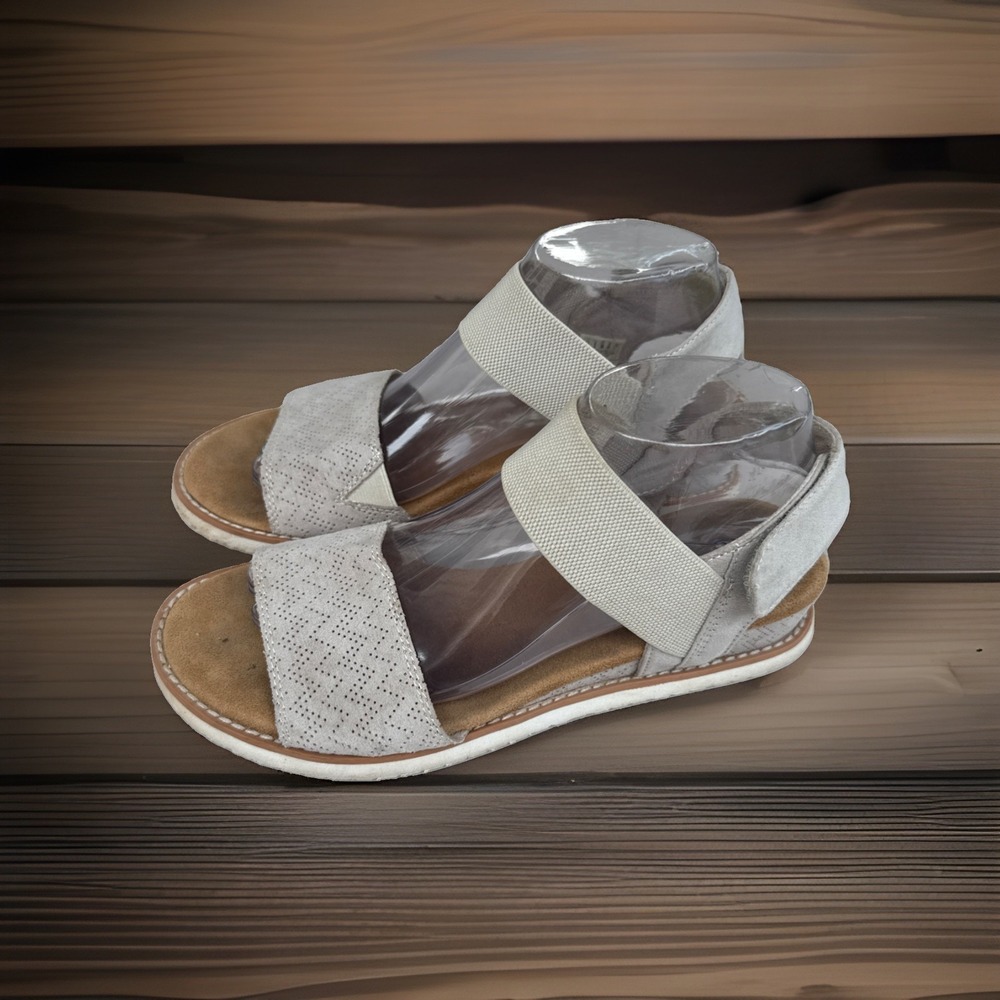 Skechers Bobs Desert Kiss Washable Sandals Serendipitous Taupe WOMEN'S SIZE 8